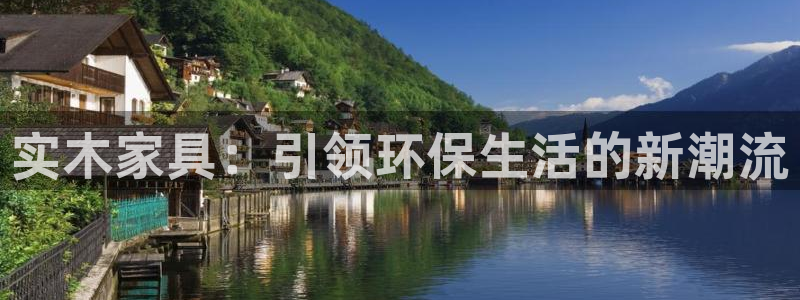 杏耀平台代理怎么赚钱的：实木家具：引领环保生活的新潮流