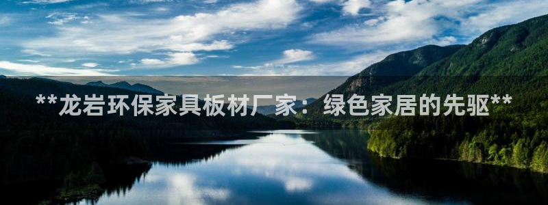 杏耀官方测速：**龙岩环保家具板材厂家：绿色家居的先驱**