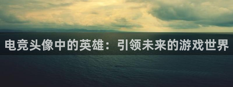雷火电竞赏金赛赚钱版：电竞头像中的英雄：引领未来的游戏世界
