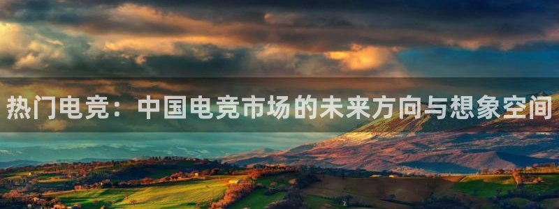 雷火电竞封号：热门电竞：中国电竞市场的未来方向与想象空间
